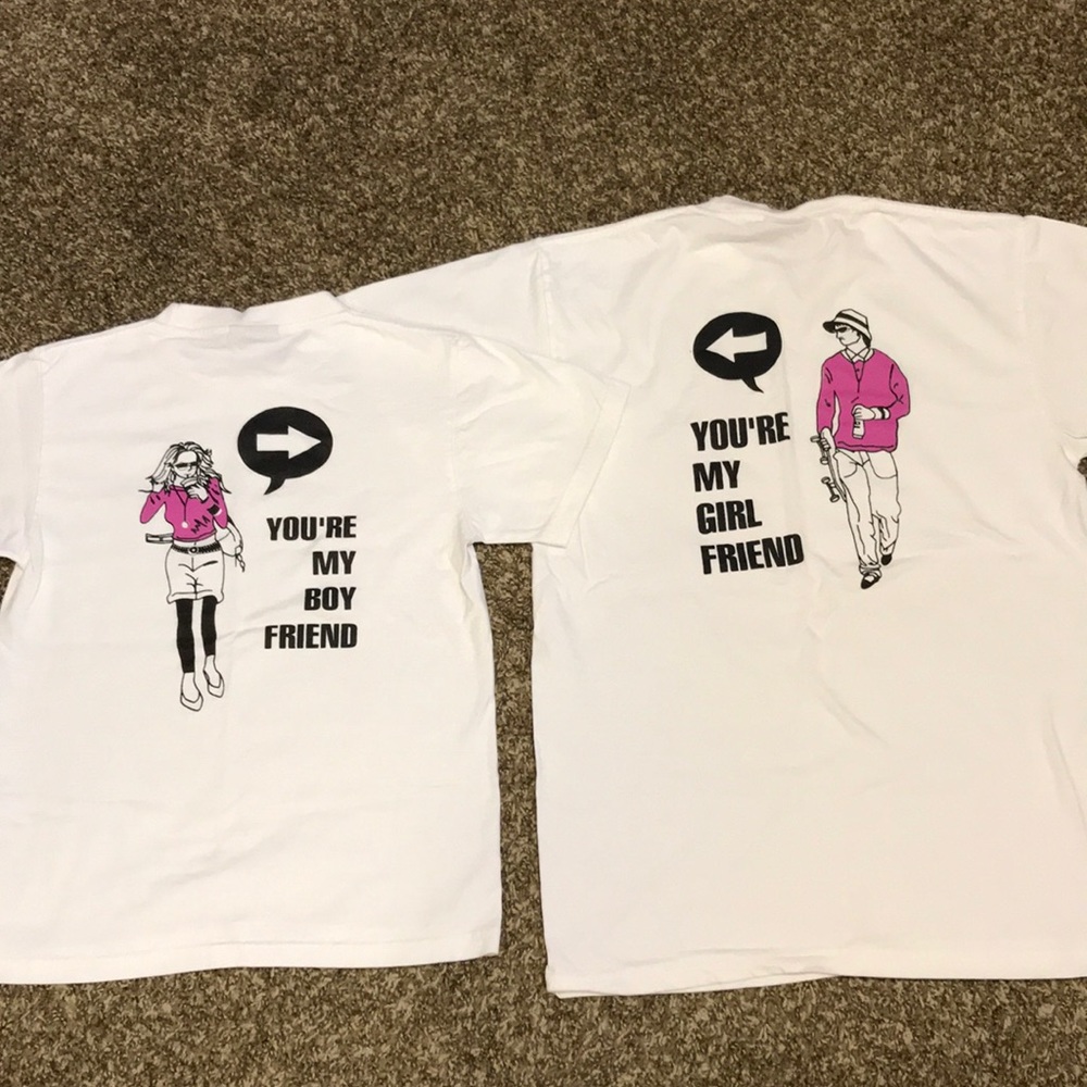 Boyfriend- girlfriend T-shirts